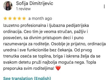 Google recenzija 2 od 5 zvezdica